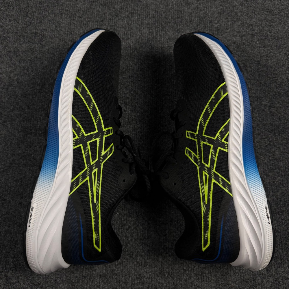 Asics Gel-Excite 9 Mens Running Shoes Black Hazard Green 1011B338 Size 10.5